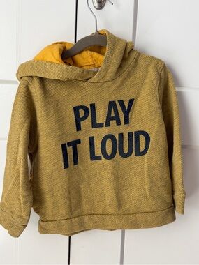 Zara Boys Play It Loud Kids Hoodie